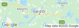 Val D'or map